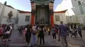 Hollywood Chinese Theater Time Lapse of Tourists Walking Around 4k or 4k+ Resolution