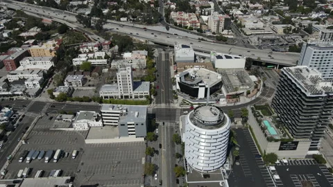 Hollywood Daytime Skyline Stock Footage 150466901