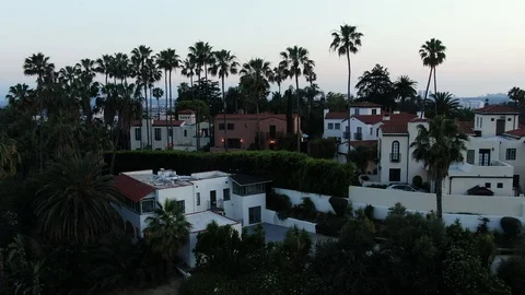 Hollywood drone Stock Footage 111290975