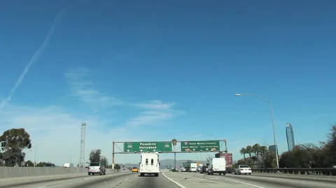 Hollywood Freeway Sign 2 動画素材 33910736