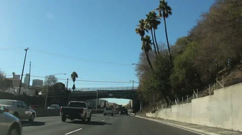 Hollywood Freeway Sign 動画素材 33910743