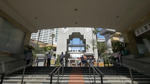 Hollywood &amp; Highland Stock Footage 87082058