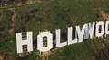 Hollywood Hills Aerial Closeup of Hollywood Sign HD Footage