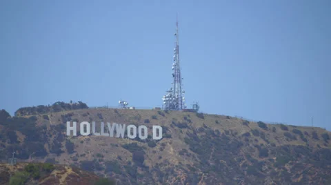 The Hollywood Hills Stock Footage 32156743