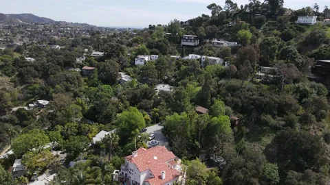Hollywood Hills Stock Footage 166523768