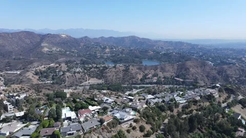 Hollywood Hills Stock Footage 166525287