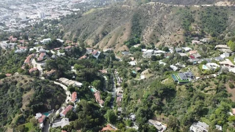 Hollywood hills Stock Footage 231234344