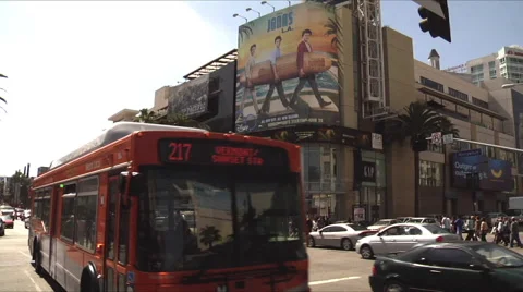 Hollywood intersection timelapse Stock Footage 54294350