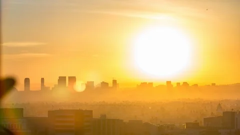 Hollywood LA Sunset Timelapse 117674459