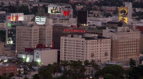 Hollywood Nights Stock Footage 8562632