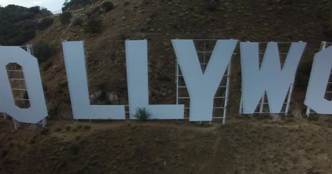 Hollywood Sign 2 Video stock 82218945