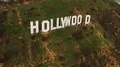 Hollywood Sign Aerial Closeup Shot - Pull Back HD Footage