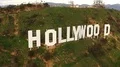 Hollywood Sign Aerial Closeup Shot HD Footage