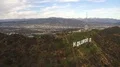Hollywood Sign Aerial Shot Fly Over 4K 4k or 4k+ Resolution