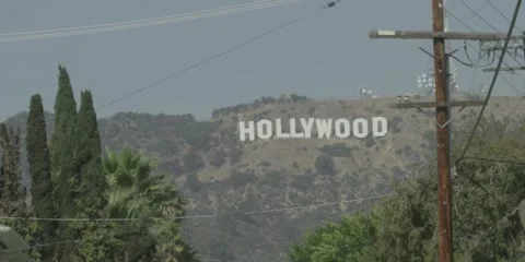Hollywood Sign Stock Footage 13198960