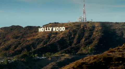 Hollywood Sign Stock Footage 34582570