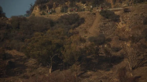 Hollywood Sign Stock Footage 35421652