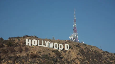 Hollywood Sign Stock Footage 35421745