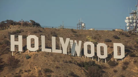 Hollywood Sign Stock Footage 35625959