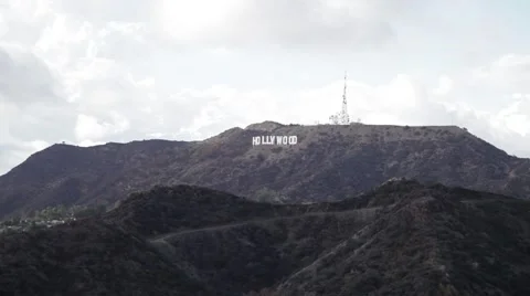 Hollywood Sign Stock Footage 48787767