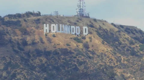 Hollywood Sign Stock Footage 50196708