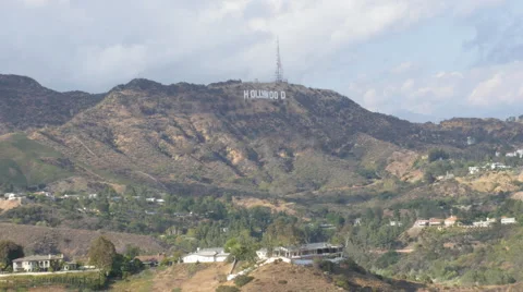 Hollywood Sign Stock Footage 50196732
