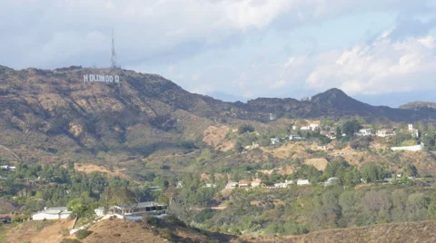 Hollywood Sign Stock Footage 50198086