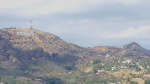 Hollywood Sign Stock Footage 50199003