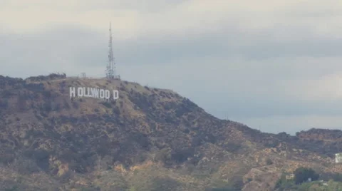 Hollywood Sign Stock Footage 50200443