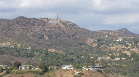 Hollywood Sign Stock Footage 50200676