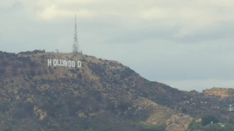 Hollywood Sign Stock Footage 50200787