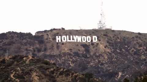 Hollywood Sign Video stock 59746128