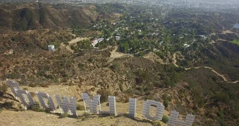 Hollywood Sign Stock Footage 118946486