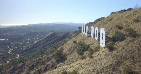 Hollywood Sign Stock Footage 119220859
