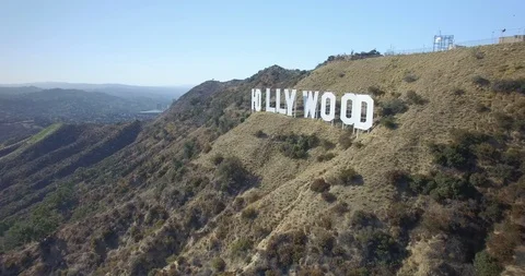 Hollywood Sign Stock Footage 119222997