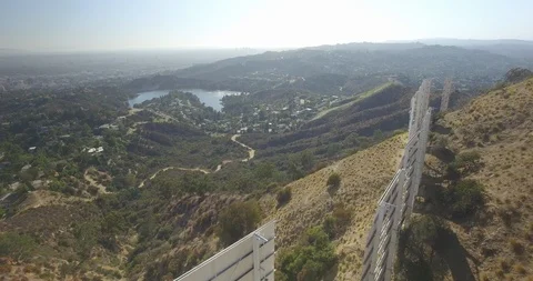 Hollywood Sign Stock Footage 119235704