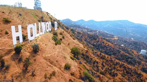 The Hollywood Sign Stock Footage 228375335