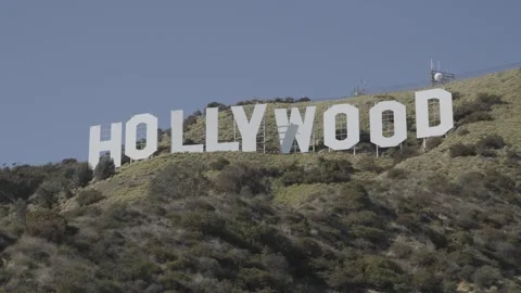 Hollywood Sign Stock Footage 246000080