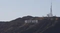 Hollywood Sign Los Angeles Hills Valley Broadcast Television TV Radio Antenna HD Footage