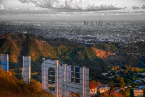 Hollywood sign Los Angeles LA Stock Photos