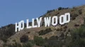 Hollywood Sign Mount Lee Hills Los Angeles Entertainment Worldwide Symbol Day HD Footage