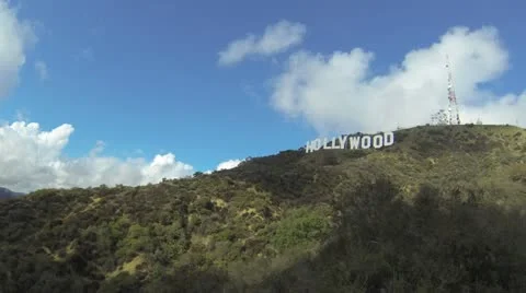 Hollywood Sign Timelapse Stock Footage 14808216