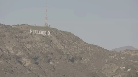Hollywood Sign Timelapse Stock Footage 100407729