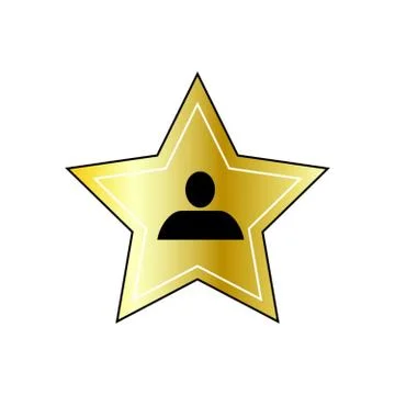 Hollywood star Stock Illustration