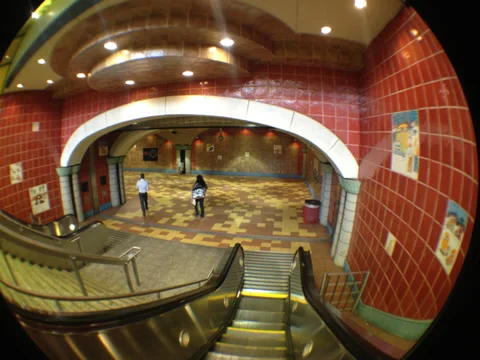 Hollywood Subway-Jan101 Stock Footage 34310294