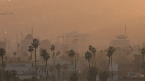 Hollywood sunset 2 Stock Footage 414969