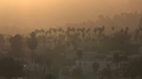 Hollywood sunset 4 Stock Footage 415075