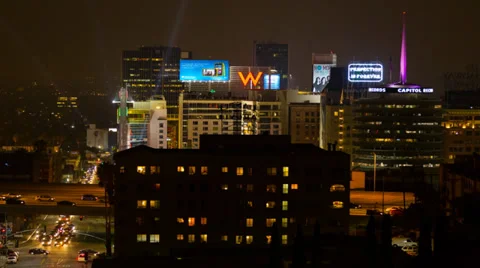 Hollywood Time Lapse Stock Footage 32277545