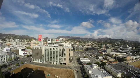 Hollywood Time Lapse Stock Footage