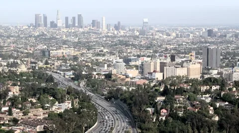 Hollywood Traffic Stock Footage 8577343